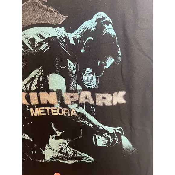 New Linkin Park Meteora Men's XXL T Shirt Black Oversized Band Concert Graphic - Picture 5 of 6